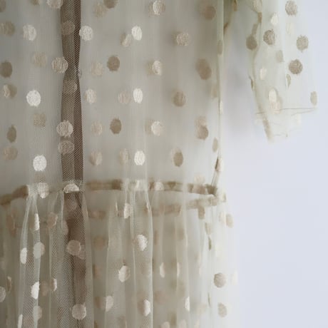 ［PRE-LOVED］CHARLES ANASTASE  TULLE DRESS “D181“