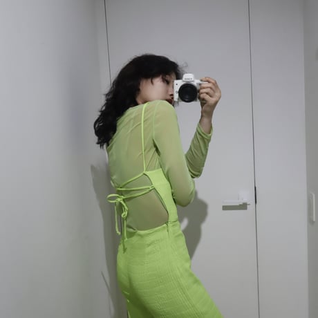 ［PRE-LOVED］PALOMA WOOL  LIME ALL IN ONE “F16“