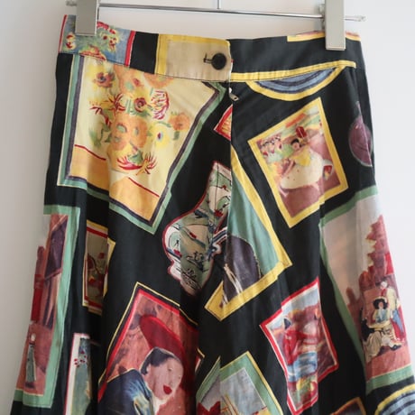 ［PRE-LOVED］PICTURE ART SKIRT “D175”