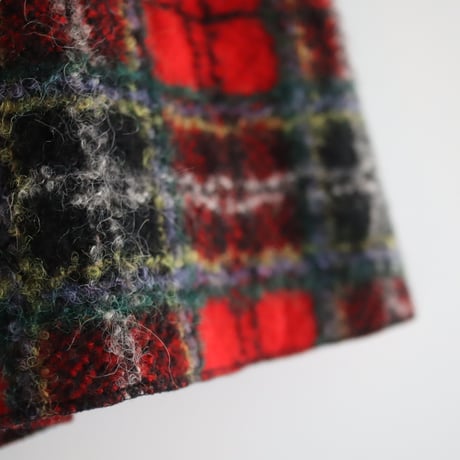 ［PRE-LOVED］CHARLES ANASTASE  CHECK SKIRT “A58“