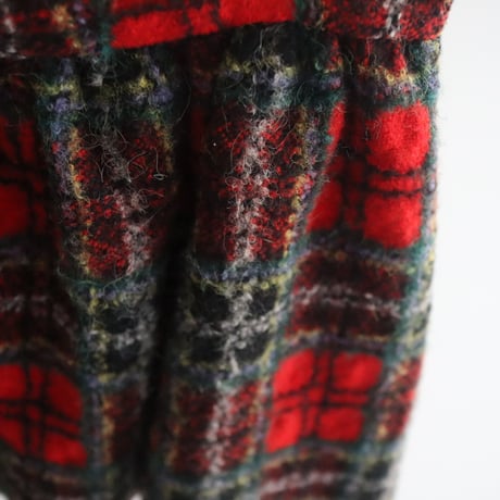 ［PRE-LOVED］CHARLES ANASTASE  CHECK SKIRT “A58“