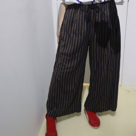 ［PRE-LOVED］KLASICA  STRIPE EASY PANTS “B11“