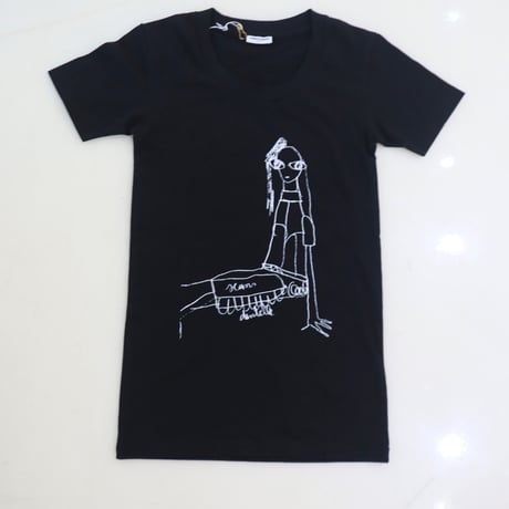 ［PRE-LOVED］CHARLES ANASTASE  TEE BLACK “UC45“