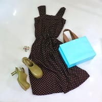 ［PRE-LOVED］ DOT DRESS "D28"