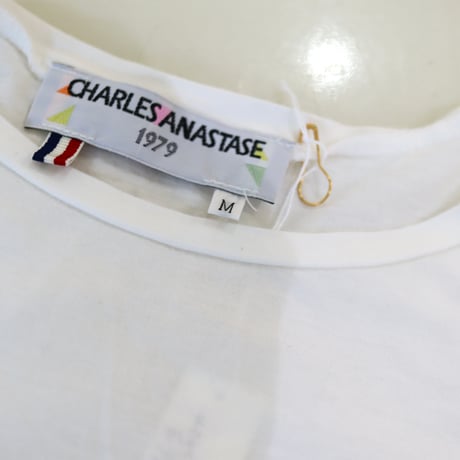 ［PRE-LOVED］CHARLES ANASTASE  TEE WHITE “UC45“
