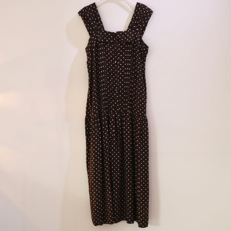 ［PRE-LOVED］ DOT DRESS "D28"