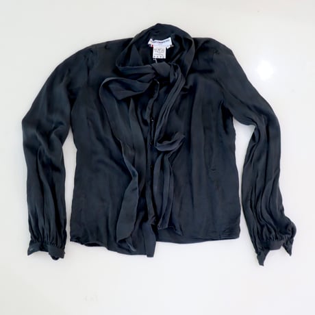 ［PRE-LOVED］CHARLES ANASTASE  BOW TIE BLOUSE “D61“