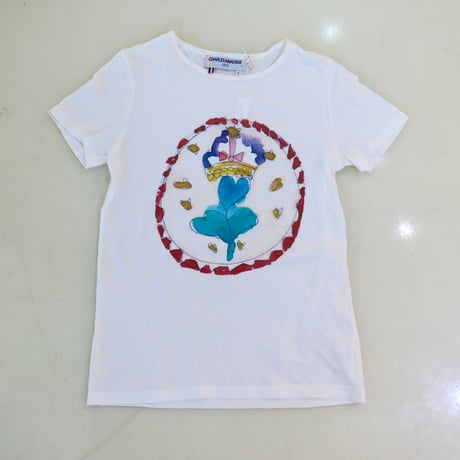 ［PRE-LOVED］CHARLES ANASTASE  TEE WHITE “UC45“