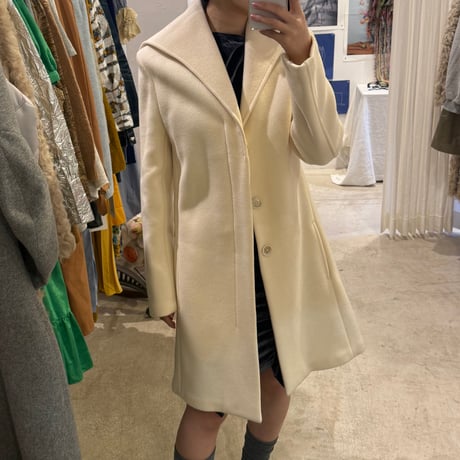 ［PRE-LOVED］J.W.ANDERSON  WHITE CARDIGAN "E01"