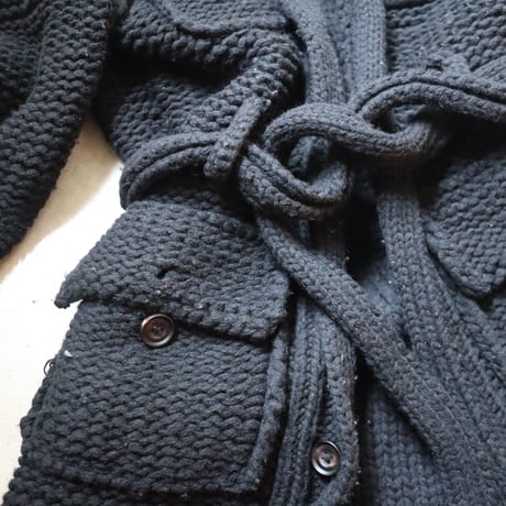 ［PRE-LOVED］ATO  HOODIE KNIT CARDIGAN "E02"