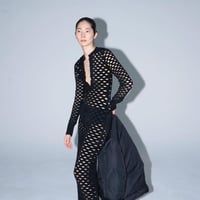 ARCHIVE］YUHAN WANG HOUNDSTOOTH KNOTTED JACKET
