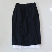 ［ARCHIVE］PILLINGS  SKIRT BLACK