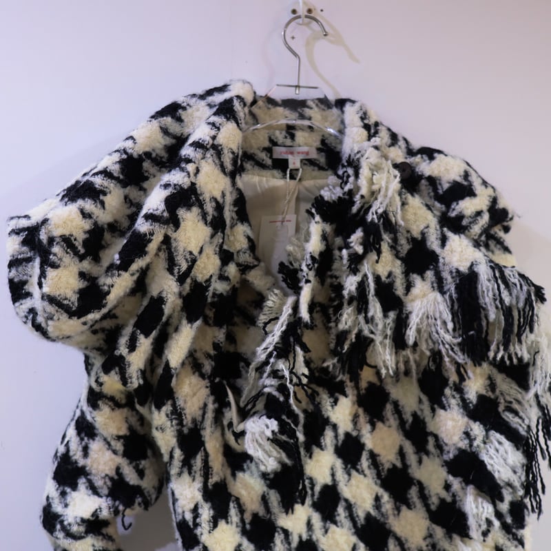 ジャケット・アウター YUHAN WANG HOUNDSTOOTH KNOTTED JACKET fit=scale-down,w=1200