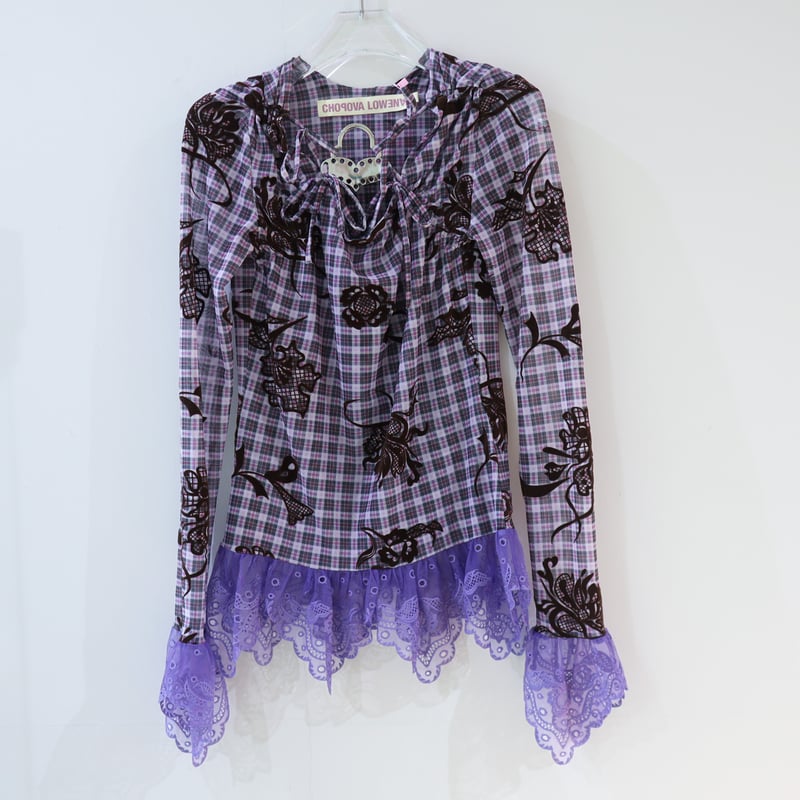 ARCHIVE］CHOPOVA LOWENA HATCH TOP | GIGINA ARC