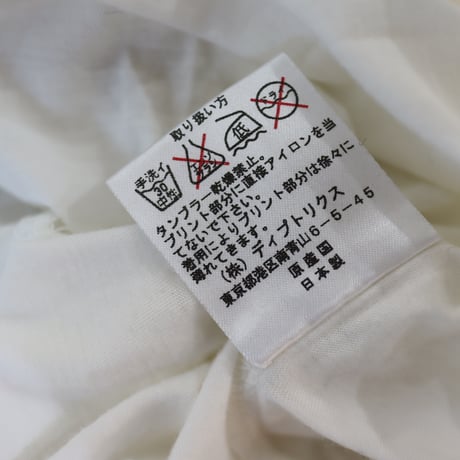 ［PRE-LOVED］CHARLES ANASTASE  TEE WHITE “UC45“