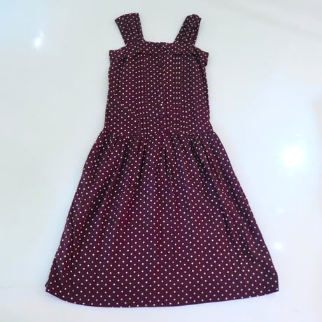 ［PRE-LOVED］ DOT DRESS "D28"