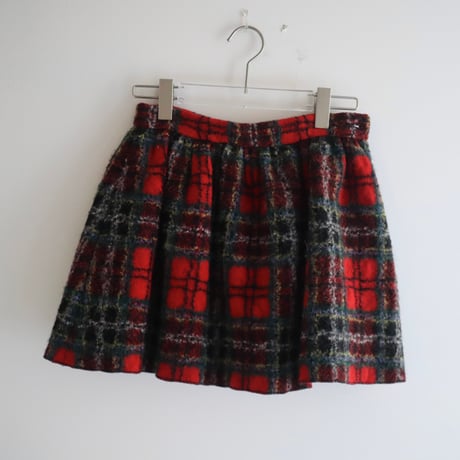 ［PRE-LOVED］CHARLES ANASTASE  CHECK SKIRT “A58“