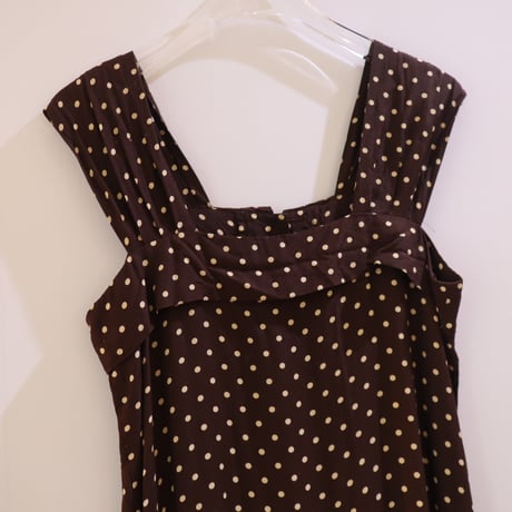 ［PRE-LOVED］ DOT DRESS "D28"