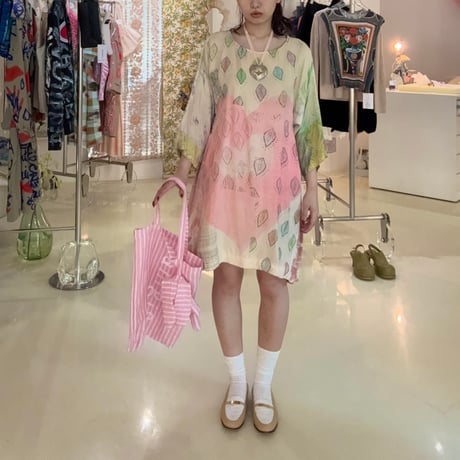 ［PRE-LOVED］IKOU TSCHUSS  SHEER DRESS "A17"