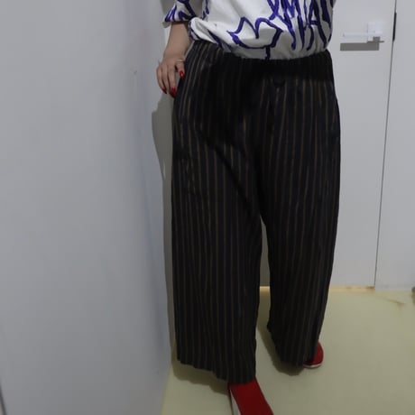 ［PRE-LOVED］KLASICA  STRIPE EASY PANTS “B11“