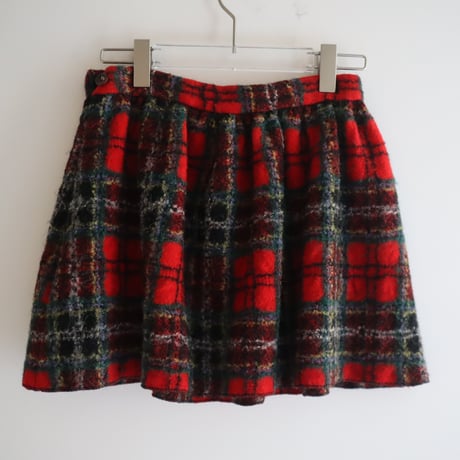 ［PRE-LOVED］CHARLES ANASTASE  CHECK SKIRT “A58“