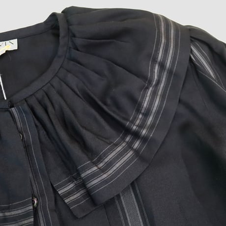 ［PRE-LOVED］LANVIN  BIG COLLAR SILK BLOUSE “C29“
