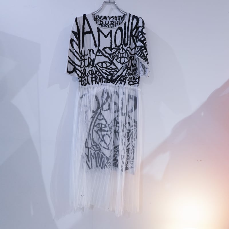 Vava Dudu ペイントロングワンピース⭐︎ ARCHIVE］VAVA DUDU LONG DRESS 71 | GIGINA ARC