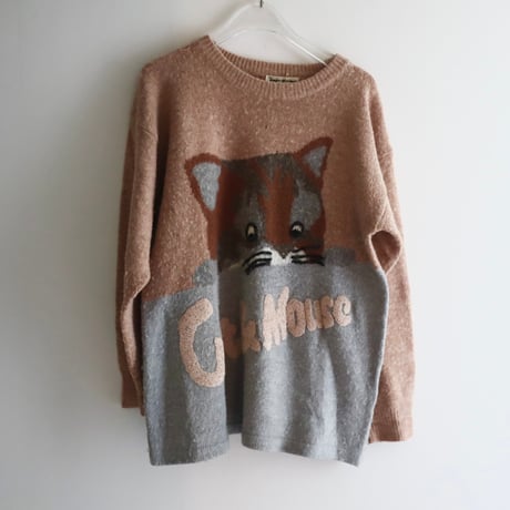 ［PRE-LOVED］CAT KNIT “D102“