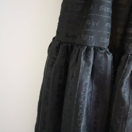 ［PRE-LOVED］SIIILON  BLACK PRINT DRESS “D170“