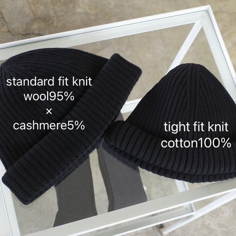 standard fit knit（wool95% & cashmere5%）
