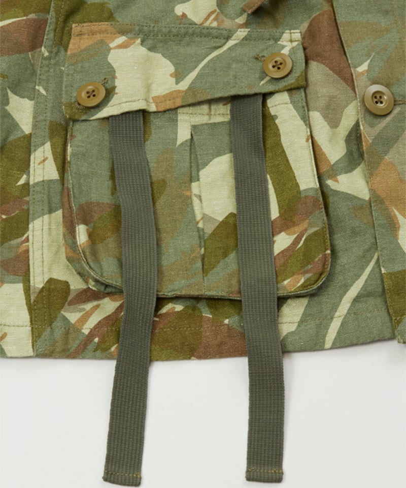 タグ付き未使用)ナイジェルケーボン BUSH JACKET CAMO 46 ナイジェル