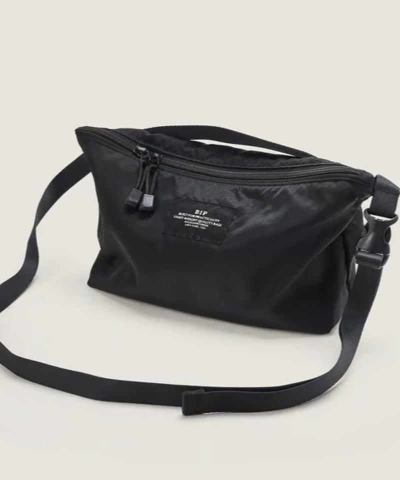 BAGS IN PROGRESS】 FANNYPACK CROSSBODY 【BLACK N