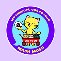 SAVE THE CAT マグネットステッカー