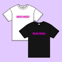 MASH MOSH 1st anniversaryTシャツ （ピンク×パープル）