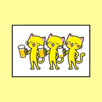 カンパイステッカー