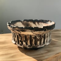 陶芸家保田修作　粉引鎬鉢NO. 2
