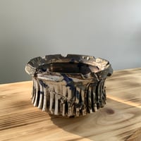 陶芸家保田修作　粉引鎬鉢-蒼-NO.1
