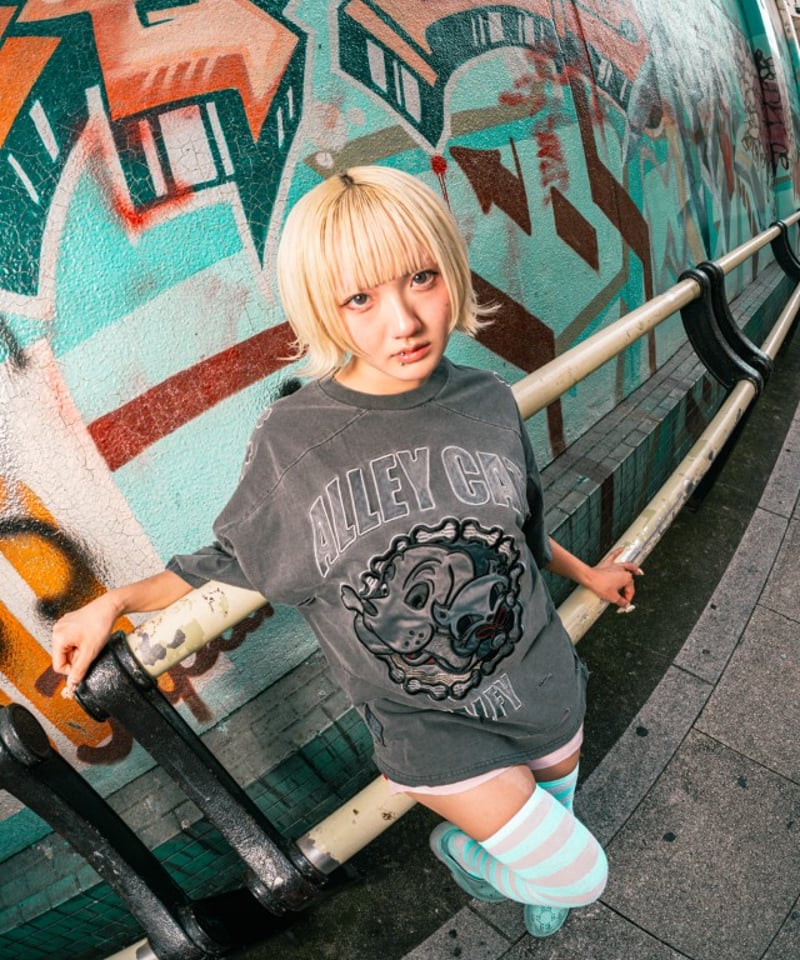 Galfy×AlleyCat Collaboration Tee(Gray) Galfy×AlleyCat Collaboration Tee(Gray) | AlleyCat