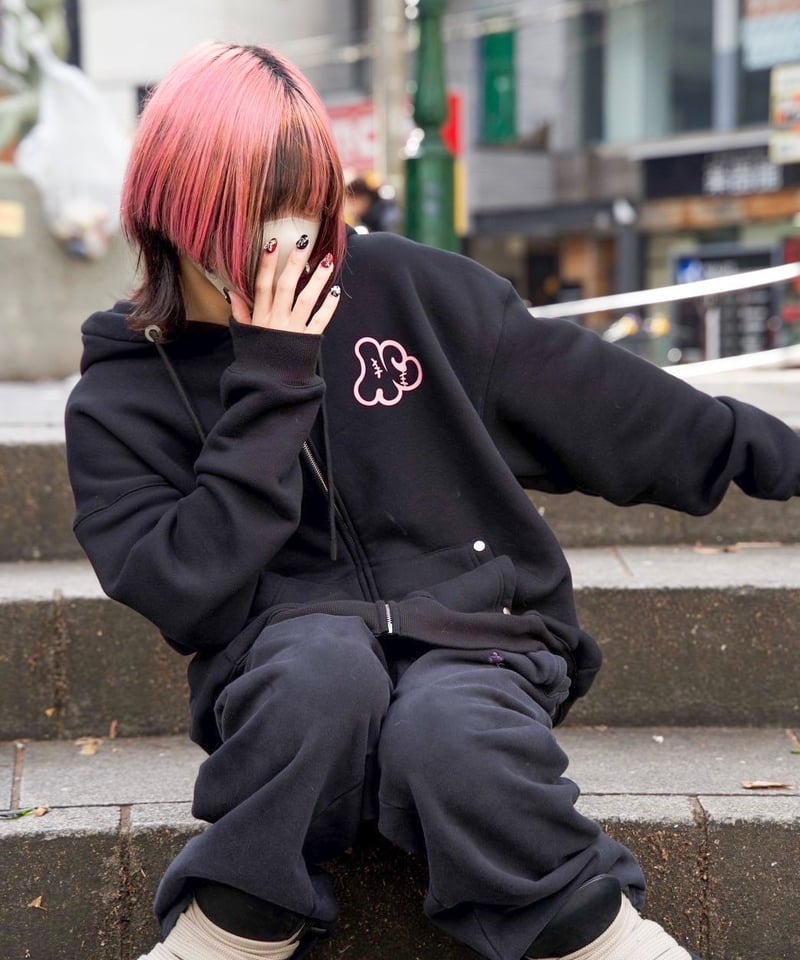 AlleyCat Zip Hoodie(Black) | AlleyCat