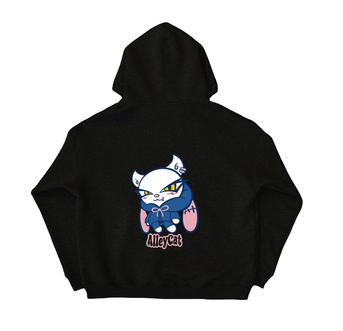 AlleyCat Zip Hoodie(Black) | AlleyCat