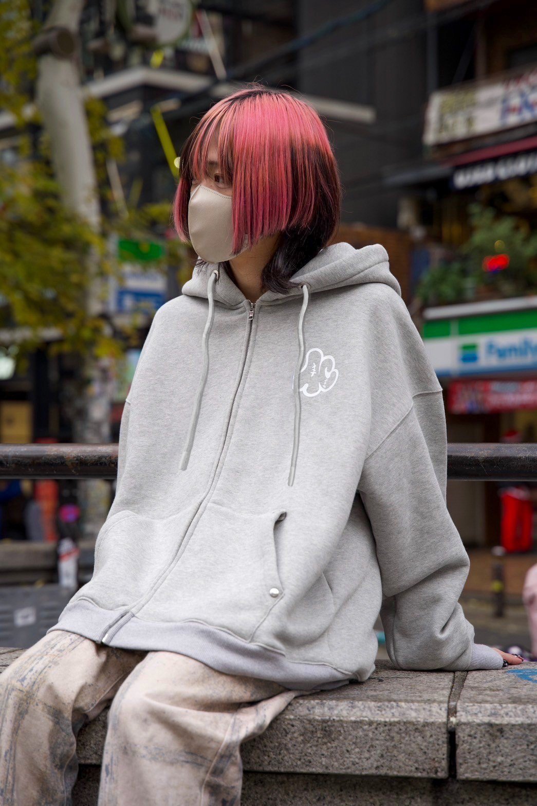 AlleyCat Zip Hoodie(Gray) | AlleyCat