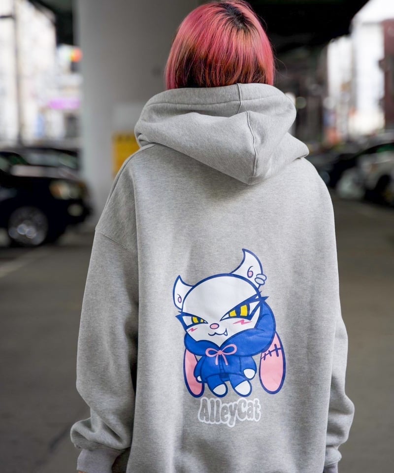 AlleyCat Zip Hoodie(Gray) | AlleyCat
