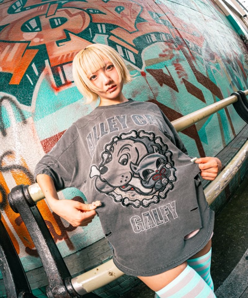Galfy×AlleyCat Collaboration Tee(Gray) Galfy×AlleyCat Collaboration Tee(Gray) | AlleyCat