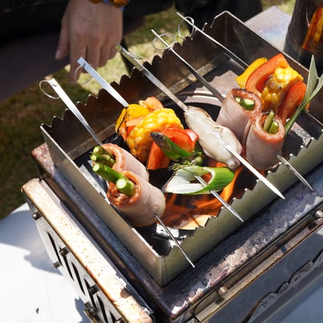 『MAKIng STOVE』専用串焼き台