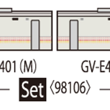 TOMIX 98106 JR GV-E401・GV-E402形ディーゼルカー(新潟色)セット