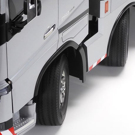 タミヤ 1/14RC ボルボ FH16 グローブトロッター 750 8x4 レッカートラック (シルバーエディション)