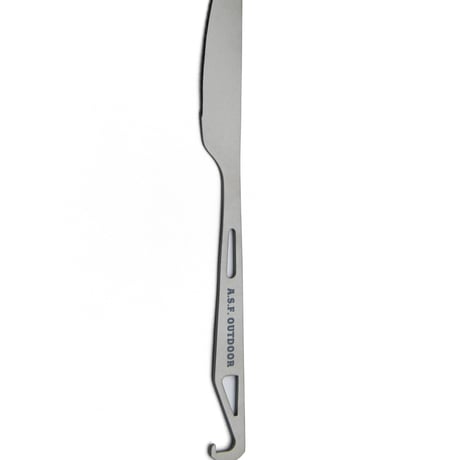 チタン製ナイフ　携帯フック付き 18.4㎝
