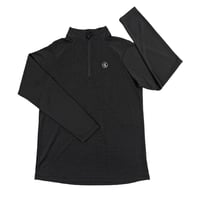 『爽楽 -sara-』単導Tシャツ 長袖 ダークグレー UVカット 透湿性 機能性Tシャツ
