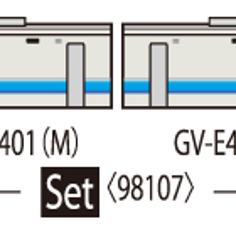 TOMIX 98107 JR GV-E401・GV-E402形ディーゼルカー(秋田色)セット