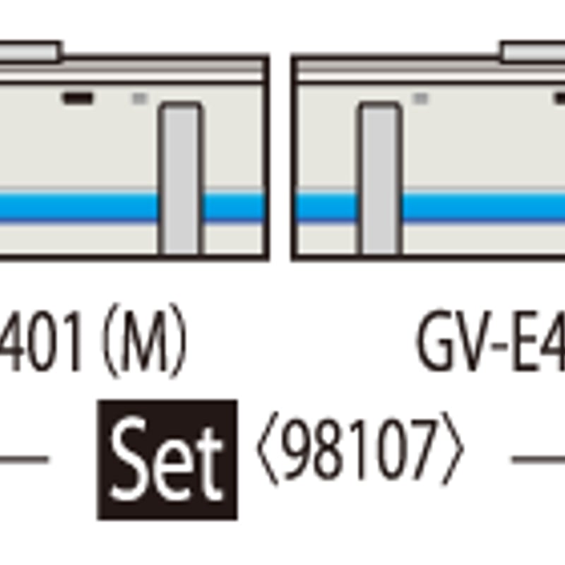 TOMIX 98107 JR GV-E401・GV-E402形ディーゼルカー(秋田色)セット